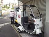 屋根付きバイクで雨の日も安心♪