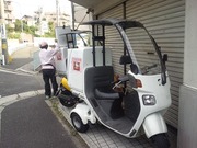 屋根付きバイクで雨の日も安心♪